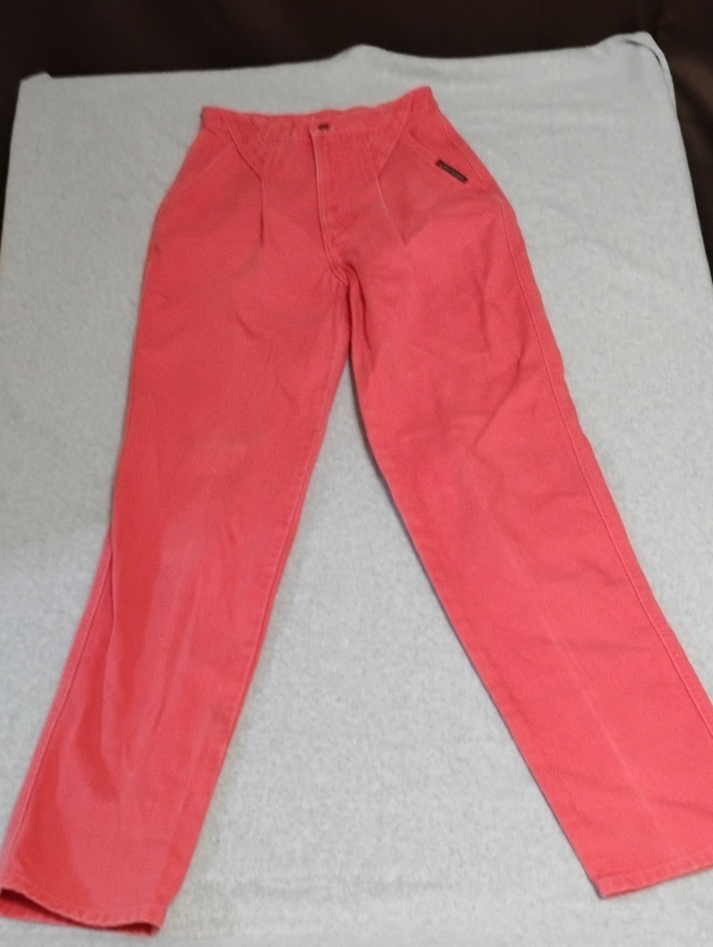 High-Rise Coral Pink Women’s Jeans